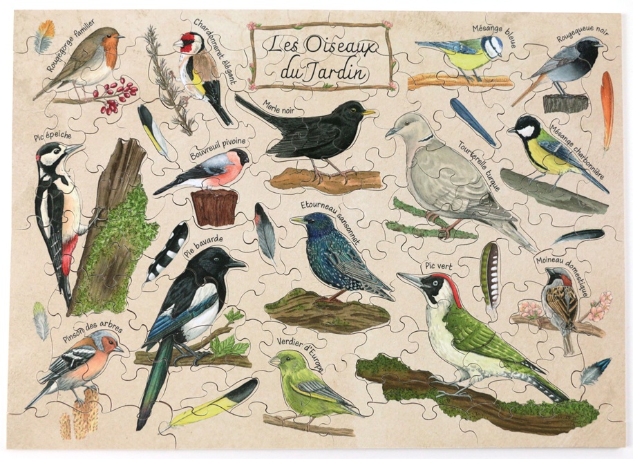 Puzzle-Les-oiseaux-du-jardin-100