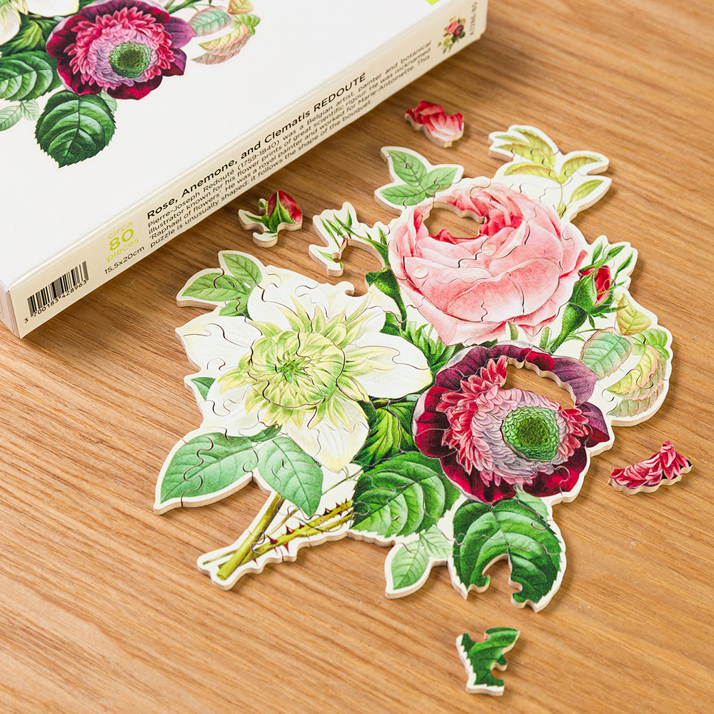Puzzle-Rose-anémone-et-clématite-80