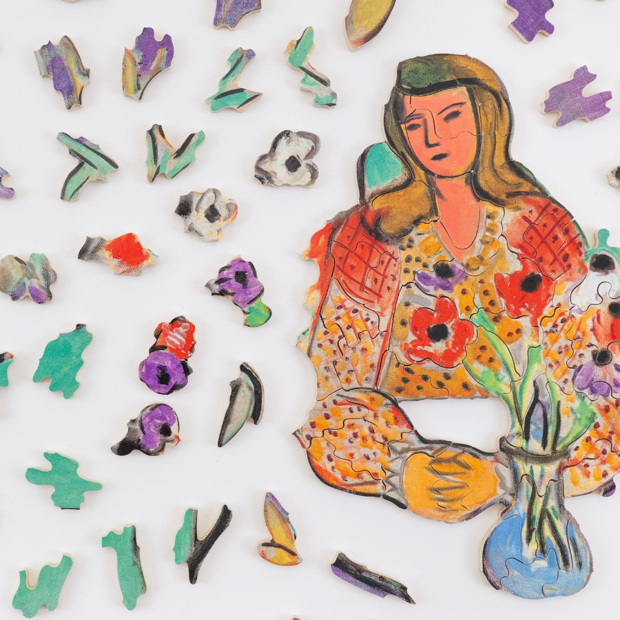 Puzzle-Jeune-fille-aux-anémones-150-2