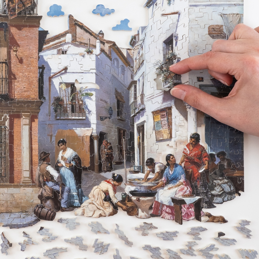 Puzzle-Les-vendeuses-de-rosquillas-500