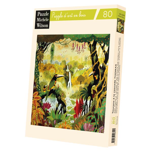 [A850-80] TOUCANS À LA CASCADE