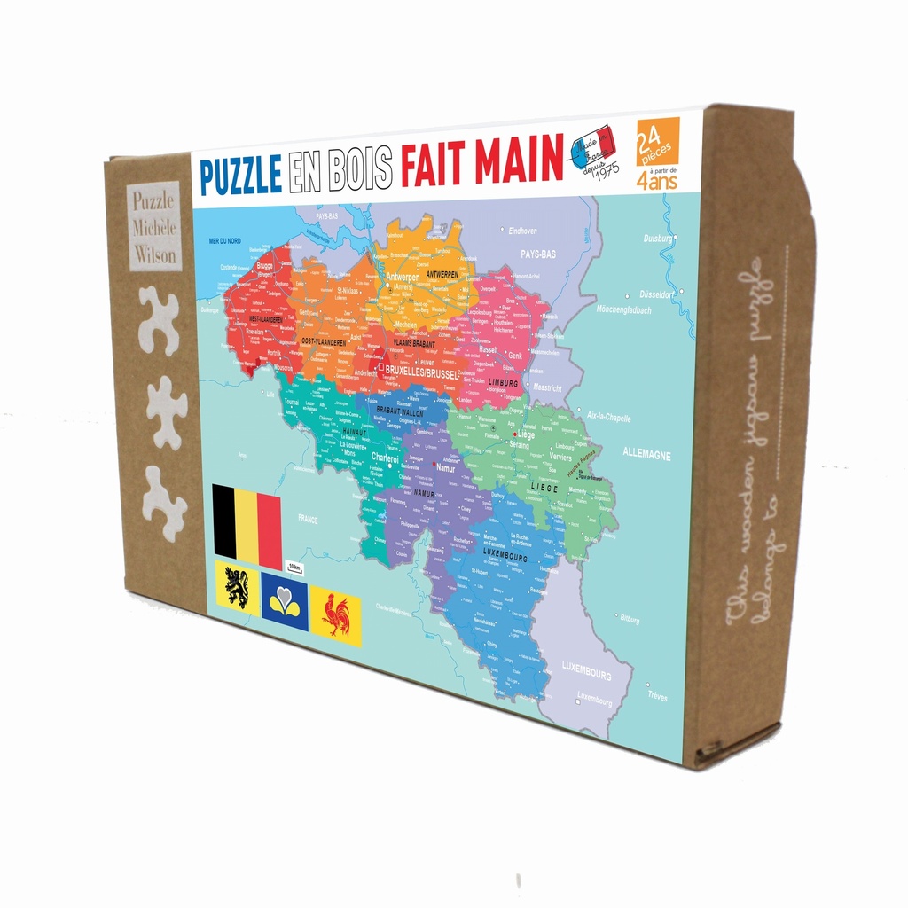 [K83-24] CARTE DE LA BELGIQUE HC