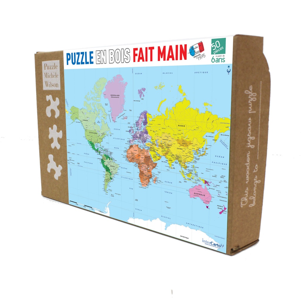 [K75-50] CARTE DU MONDE