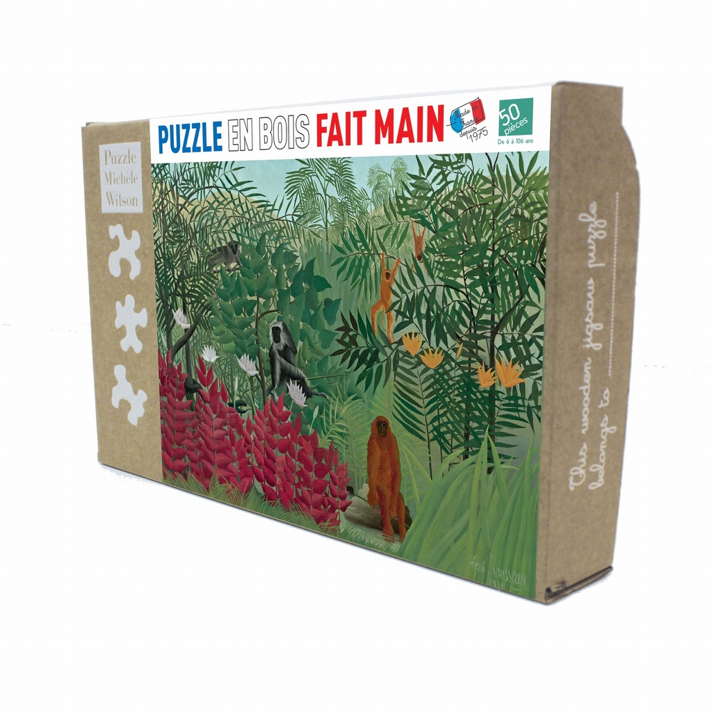 [K1387-50] FORÊT TROPICALE AVEC SINGES