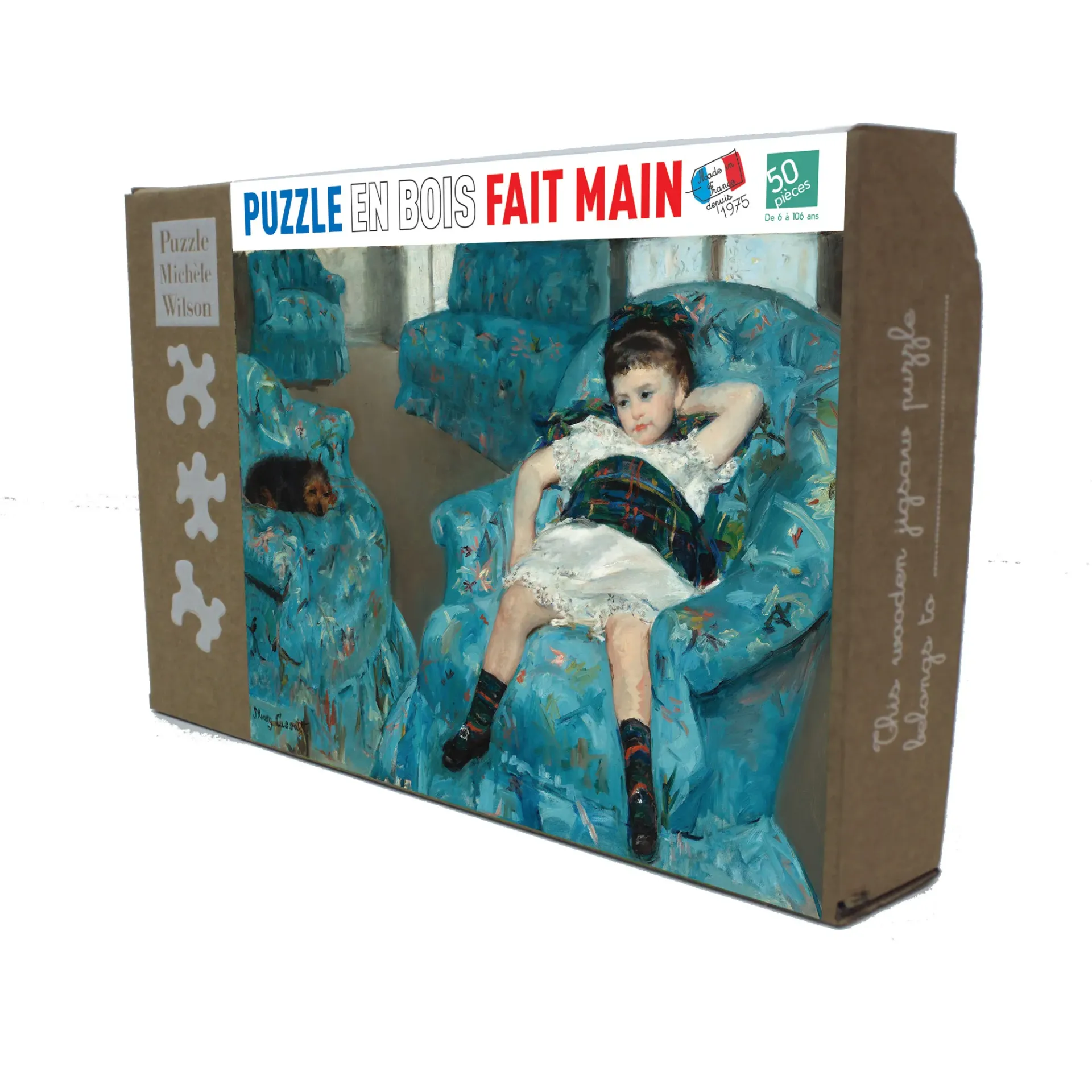 LITTLE GIRL IN A BLUE ARMCHAIR