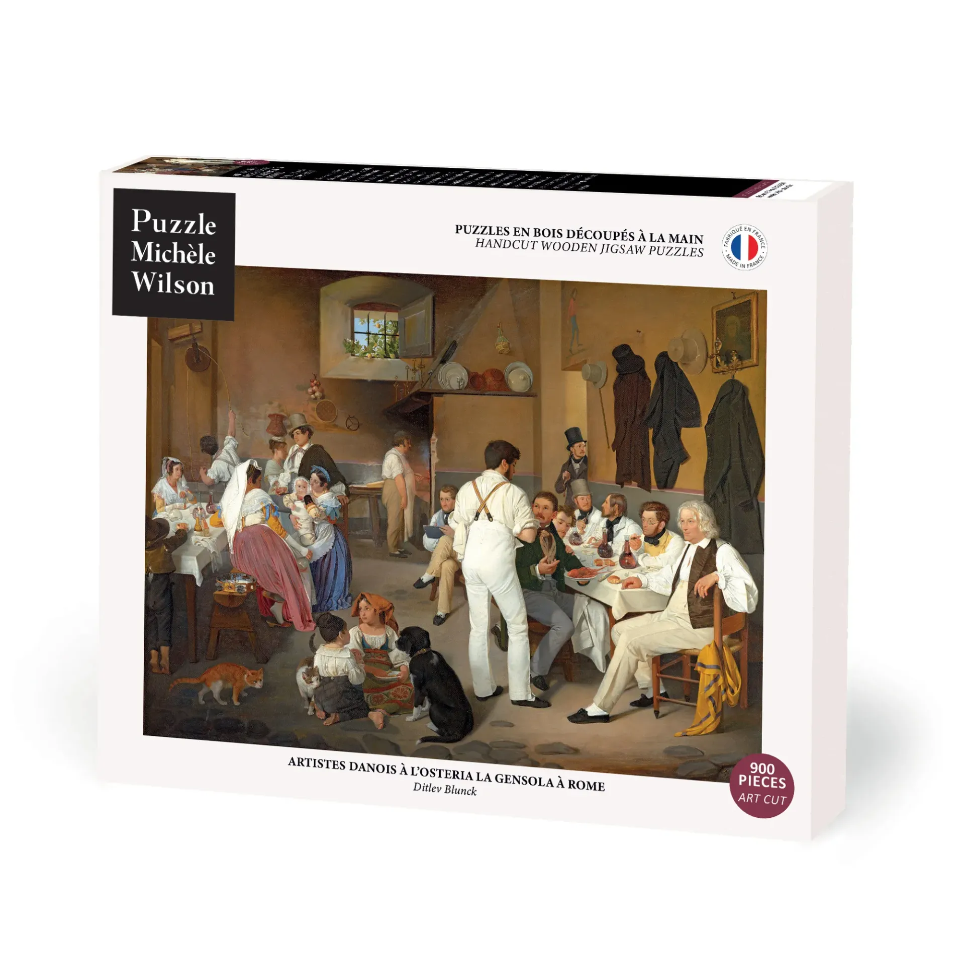 [A1431-900] ARTISTES DANS UNE TAVERNE